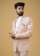 Trendy Pink Imported Coat Suit For Reception